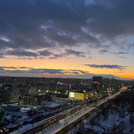 Apartament Skyscrapper Z Widokiem Na Panorame Warszawy Warschau Exterior foto